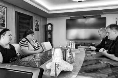 Аваков і Князєв зустрілися з родиною вбитого Кирила
