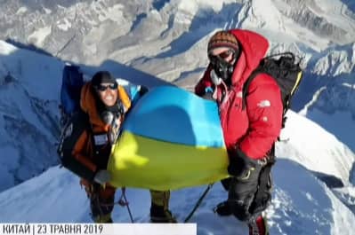 Віталій Козубський на горі Еверест