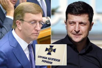 Владислав Бухарев и Владимир Зеленский
