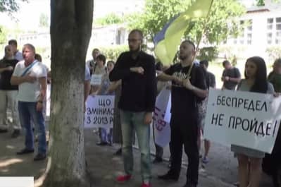 У Харкові протестували проти обшуків у активістів