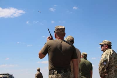 Визит военной делегации ЕС на Донбасс