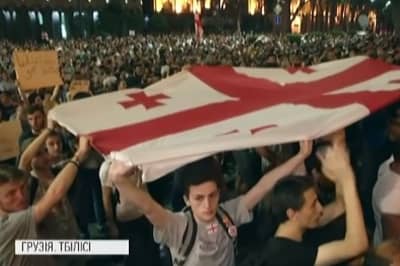 Протестувальники у Грузії