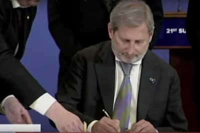 Подписание соглашений на саммите "Украина - ЕС"