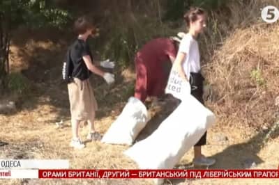 Толока на одесском пляже