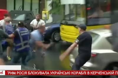 Нападение на автомобиль Порошенко