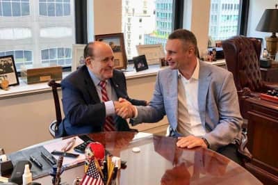 Віталій Кличко і Руді Джуліані