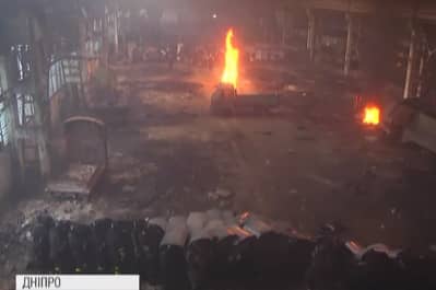 Тренировки по подавлению бунтов в Днепре