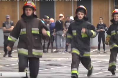 Соревнования юных спасателей