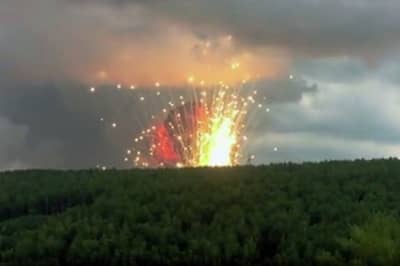 Взрыв на военном складе в РФ