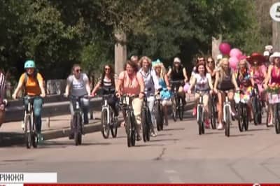 Велопарад в Запорожье