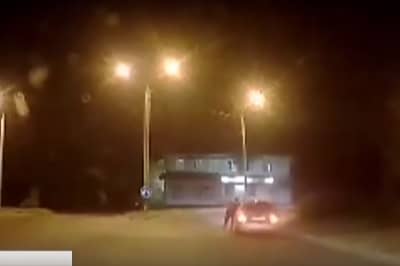 Jaguar протягнув поліцейського