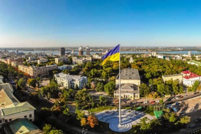 Прапор України у Дніпрі