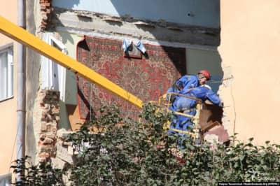 Обвал будинку в Дрогобичі