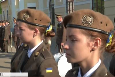 Первый звонок в Киевском военном лицее им. И. Богуна