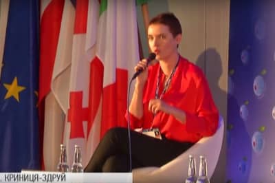 Соколова на форумі "Європа майбутнього"