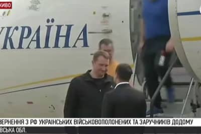 Українські полів'язні вже в Україні