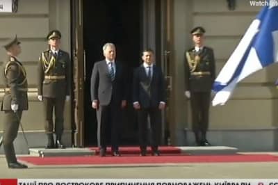 Володимир Зеленський та Президент Фінляндії Саулі Нііністьо