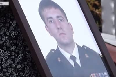 Прощання із армійцем ЗСУ Михайлом Цимбалистим