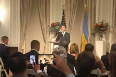 Зеленский встретился с украинской диаспорой в США