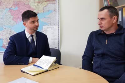 Олег Сенцов дає свідчення Місії ООН