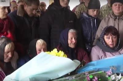 Прощання з загиблим на Кіровоградщині