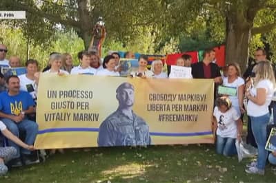 Акція на підтримку Марківа в Італії