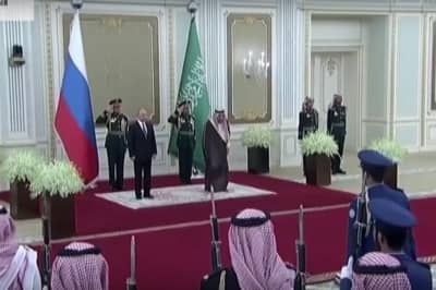 Зустріли Путіна в Саудівській Аравії