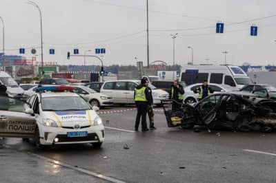 ДТП біля ТРЦ Lavina Mall