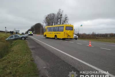ДТП со школьным автобусом