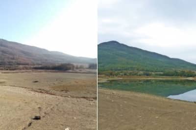 Исчезнувшее озеро в Крыму