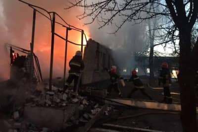 Пожар в воинской части на Львовщине
