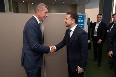 Володимир Зеленський з Андреєм Бабішем
