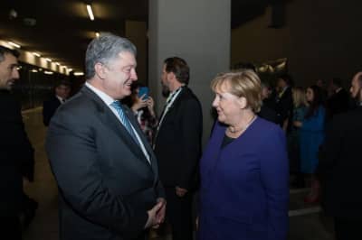 Порошенко и Меркель