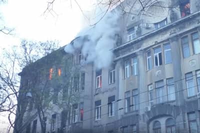 Пожежа в коледжі Одеси