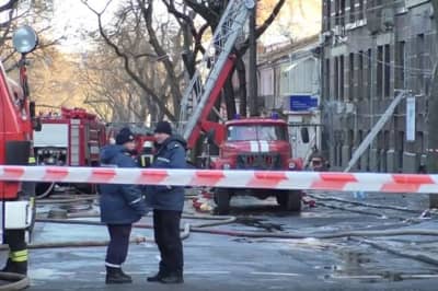Пожежа в коледжі Одеси
