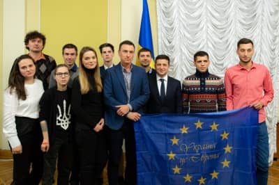 Зеленський і учасники Євромайдану