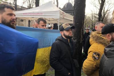 Украинские ветераны в Париже