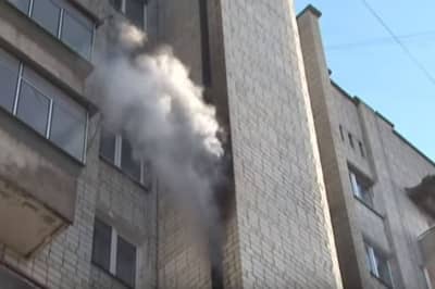 Взрыв в многоэтажке Львова