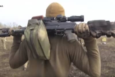 Пулеметчики полка "Азов"