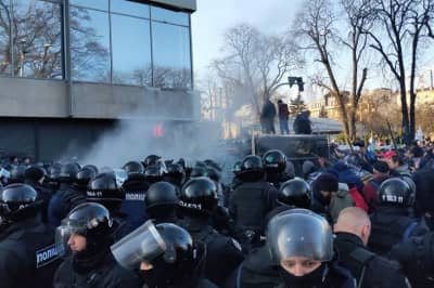 Бійка під Верховною Радою