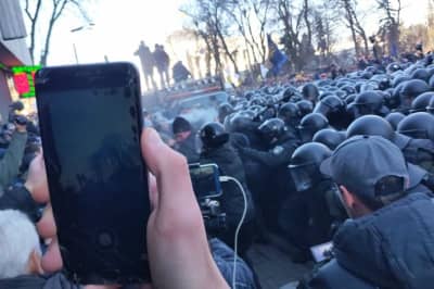 Бійка під Верховною Радою