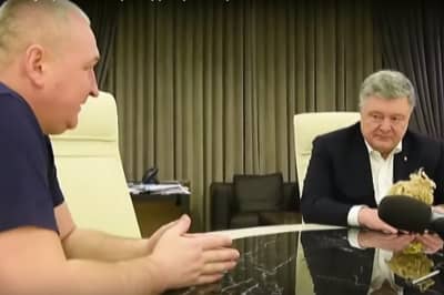 Порошенко и Марченко