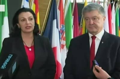 Порошенко и Климпуш-Цинцадзе в Страсбурге