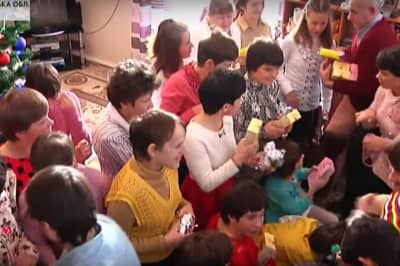 Подарунки від мешканців геріатричного пансіонату