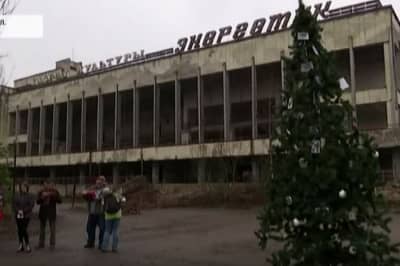 У Чорнобильській зоні встановили ялинку