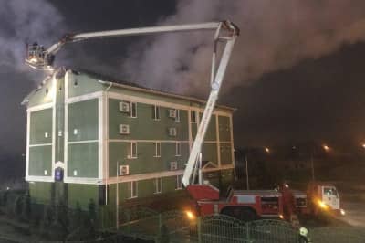 Пожежа в церкві свідків Єгови