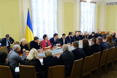 встреча с родственниками погибших 