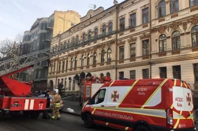 Пожар в Минкульте