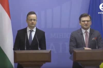 Дмитрий Кулеба и Петер Сийярто