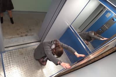 Путин в лифте